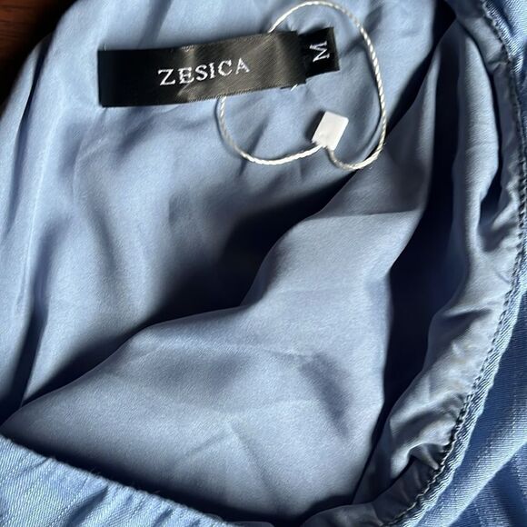 Sky blue shoulder top - Picture 2 of 3